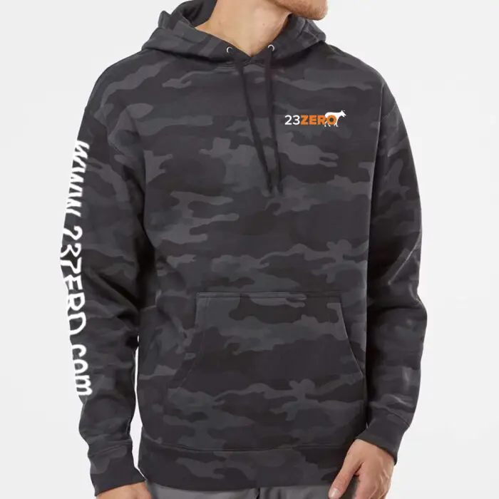 23ZERO Black Camo Hoodie