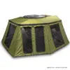 23Zero Peregrine Pro 270 Degree Awning Wall Kit With Screens on Jeep Gladiator Right Side Deployment Window Screens Open